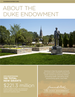 About the Duke Endowment