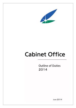 Outline of Duties, Cabinet Office, Government of Japan