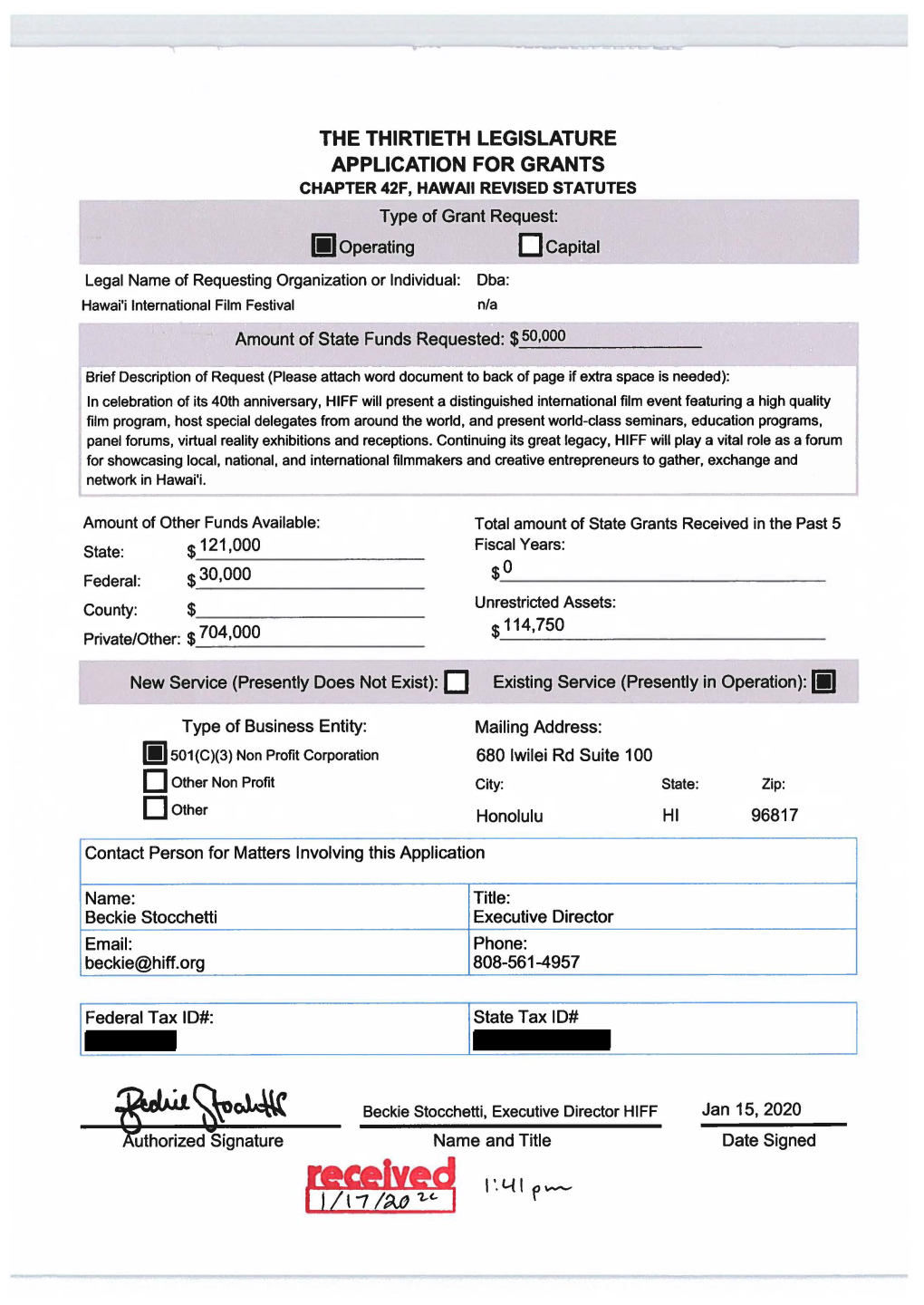 Hawaii International Film Festival OP Redacted.Pdf