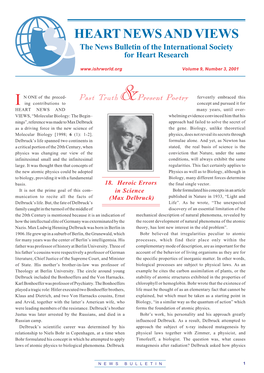 HEART NEWS and VIEWS the News Bulletin of the International Society for Heart Research