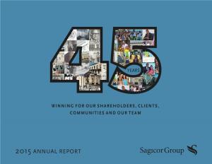Sagicor Group Annual Report 2015