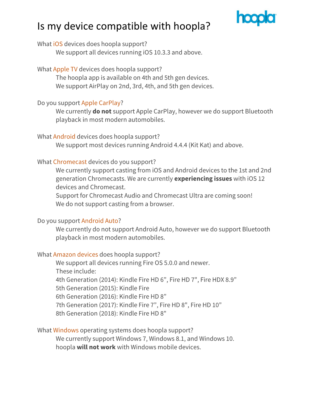 Is My Device Compatible with Hoopla?
