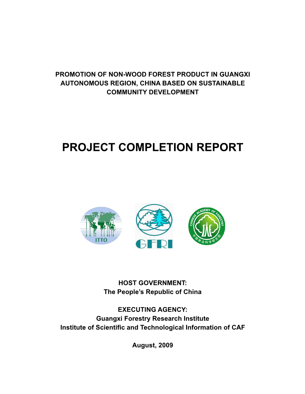 Project Completion Report