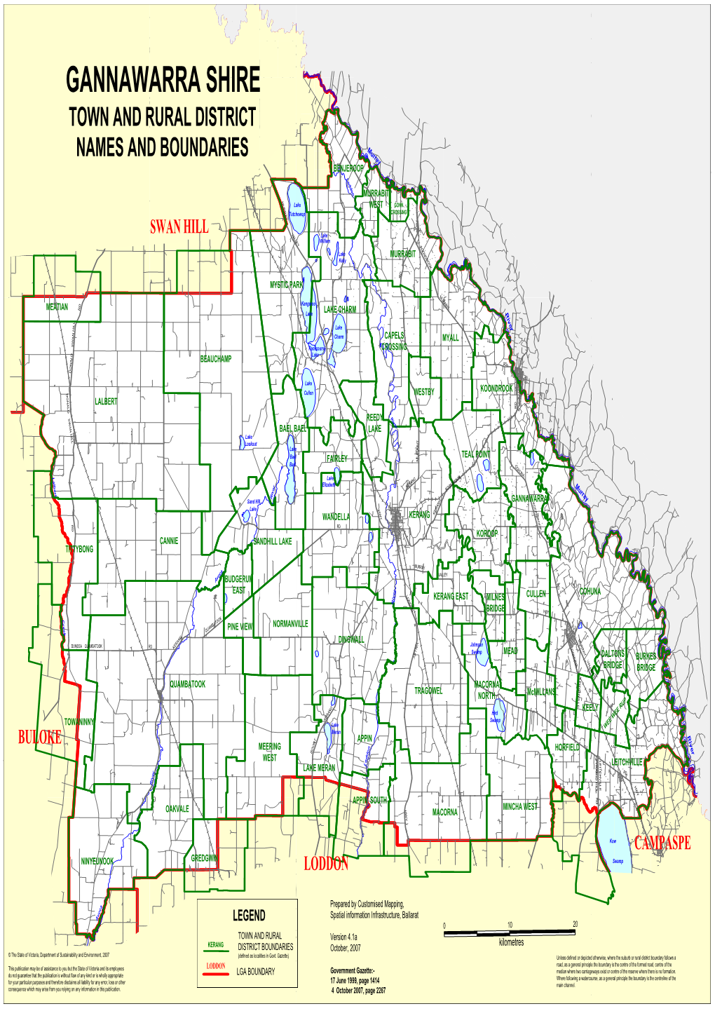 GANNAWARRA SHIRE D TITTYBONG K TOWANINNY Cree