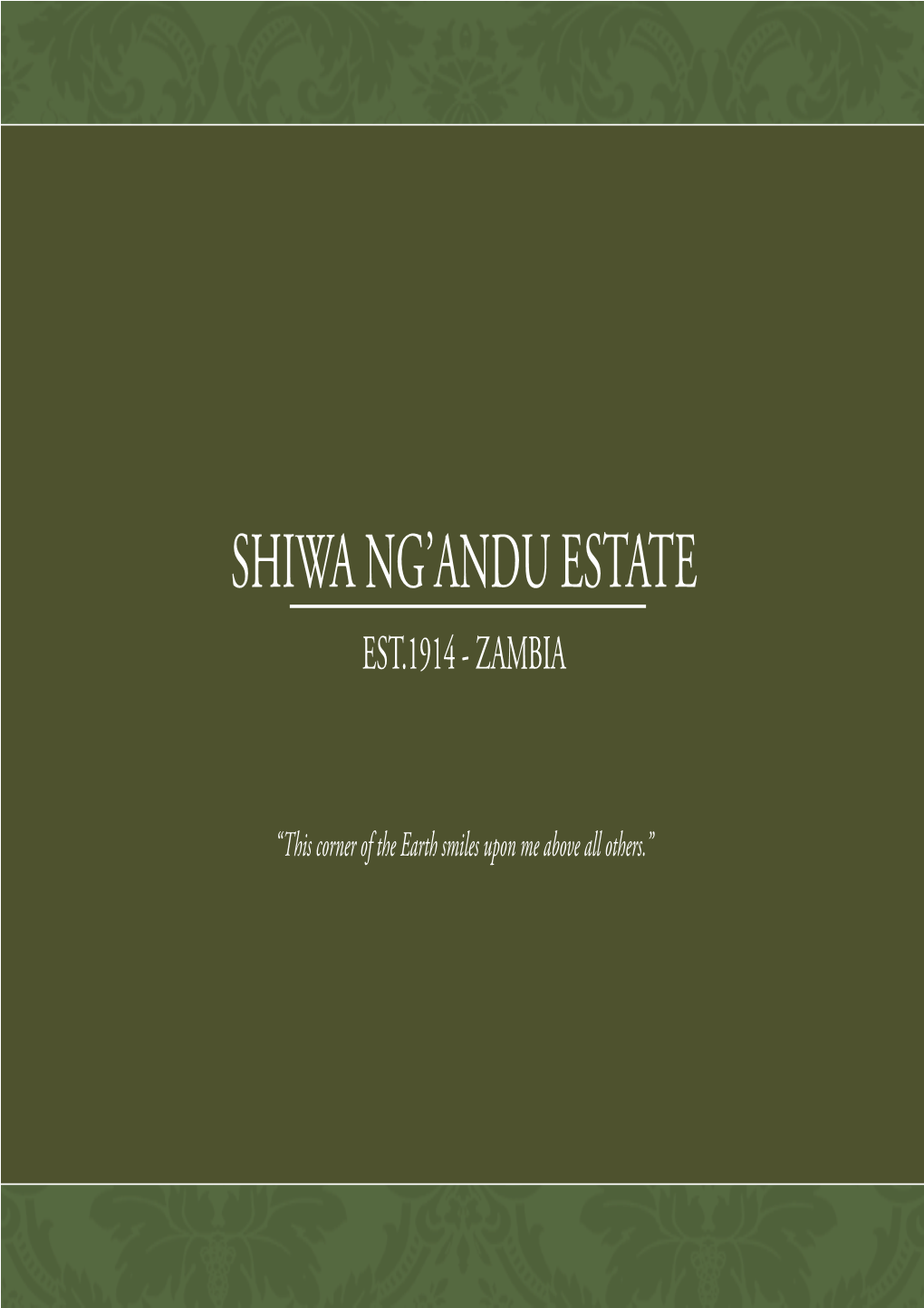 Shiwa Ng'andu Estate