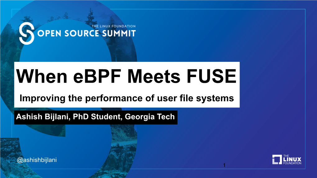 When Ebpf Meets FUSE Improving the Performance of User File Systems