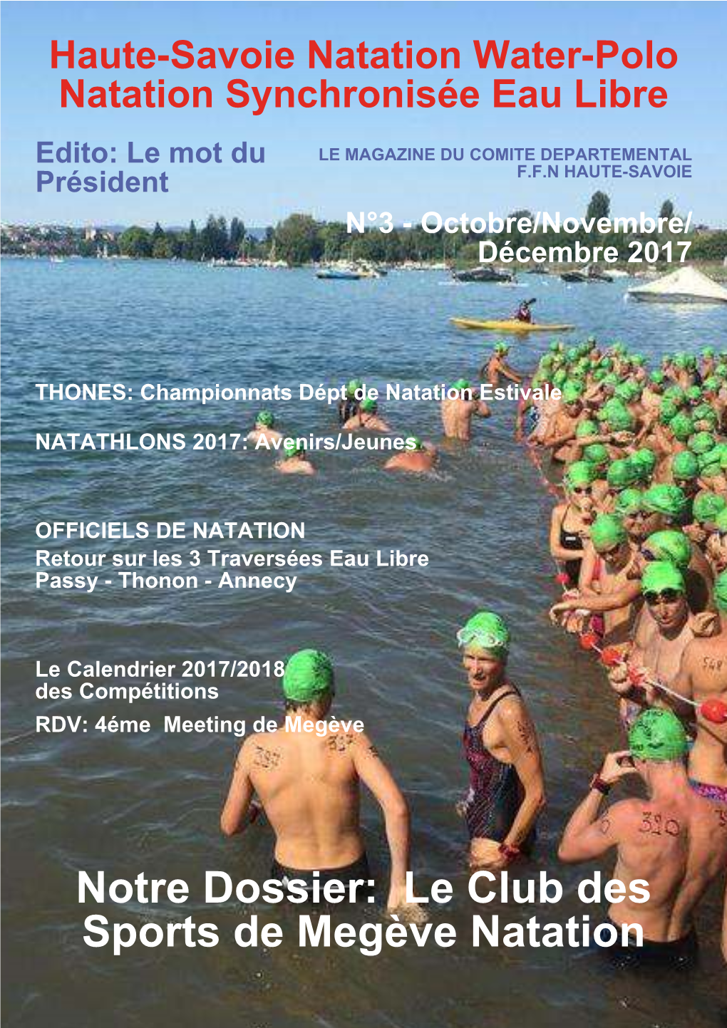 Le Club Des Sports De Megève Natation Sommaire