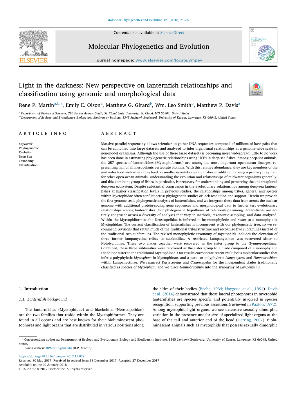 Light in the Darkness New Perspective on Lanternfish