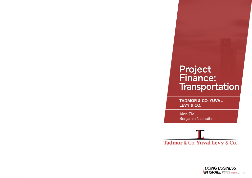 Project Finance: Transportation