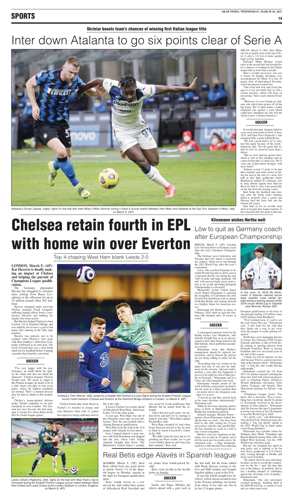 Chelsea Retain Fourth in EPL with Home Win Over Everton