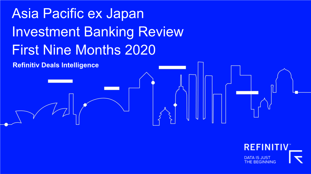 Asia Pacific Ex. Japan Investment Banking League