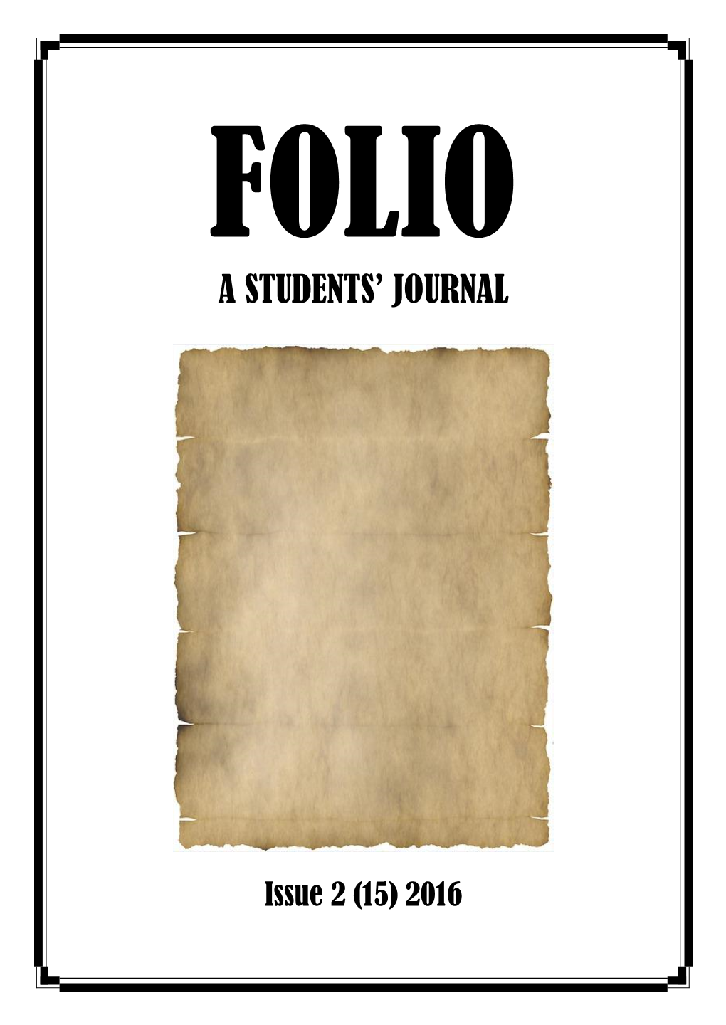 A Students' Journal