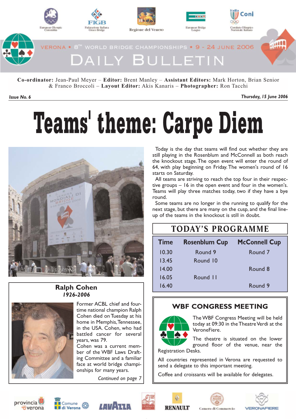 Teams' Theme: Carpe Diem