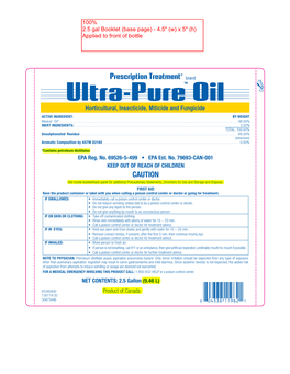 Ultra-Puretm Oil Horticultural, Insecticide, Miticide and Fungicide ACTIVE INGREDIENT: by WEIGHT Mineral Oil*