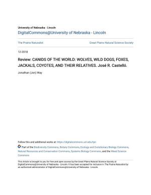 Review: CANIDS of the WORLD: WOLVES, WILD DOGS, FOXES, JACKALS, COYOTES, and THEIR RELATIVES