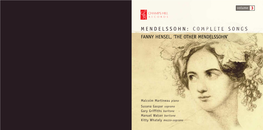 Mendelssohn: Fanny Hensel, ‘The Other Mendelssohn’