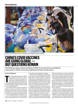 China's Covid Vaccines Are Going Global