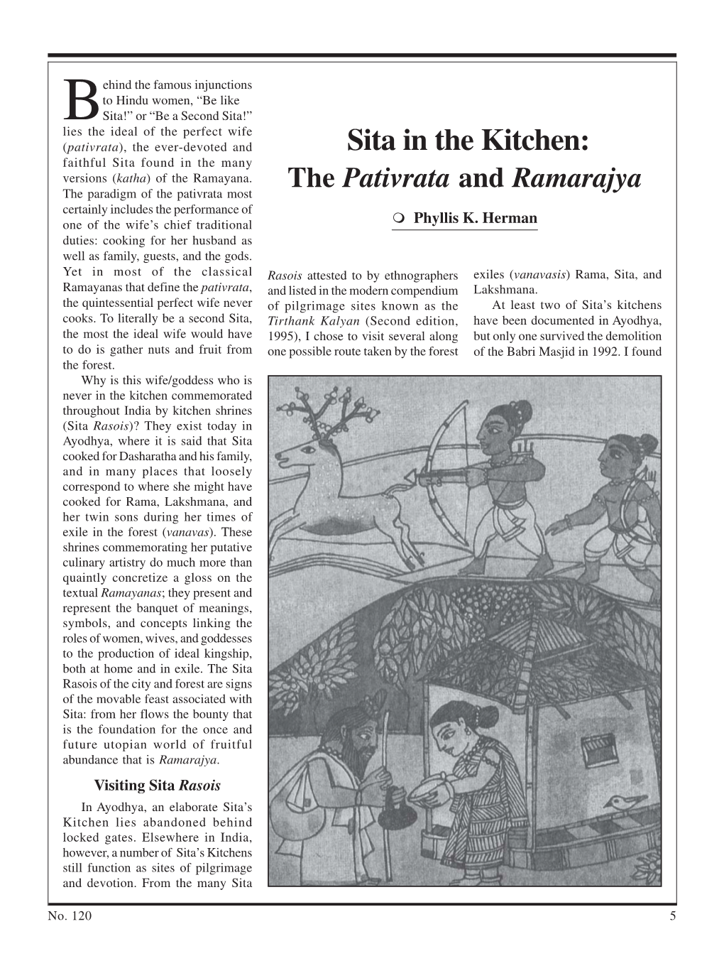 2. Sita in the Kitchen