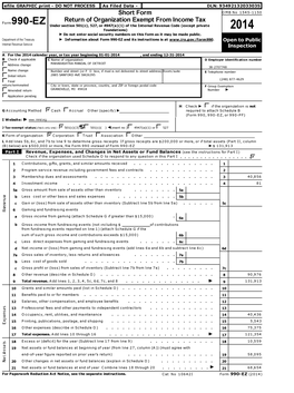 Short Form Return of Organization Exempt from Income