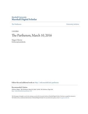The Parthenon, March 10, 2016