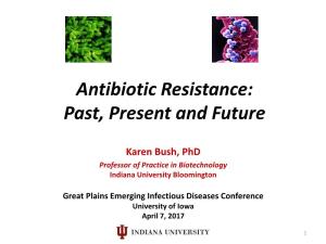 Antibiotic Resistance: Past, Present and Future