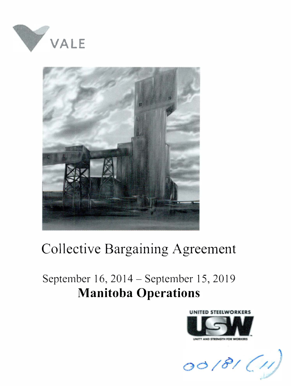 VALE Collective Bargaining Agreement Manitoba Operations