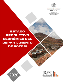 Estado Productivo Económico Del Departamento De Potosí