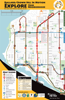Explore Neighborhood Bus Routes Shown Effective September 29, 2012