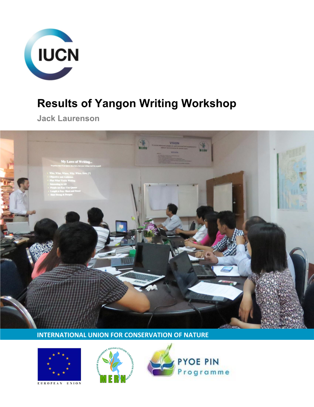 Results of Yangon Writing Workshop