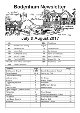 Bodenham Newsletter