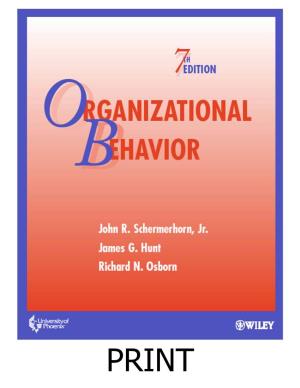Organizational Behavior Seventh Edition