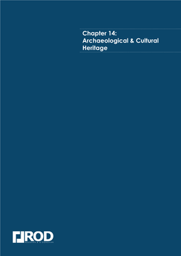 Archaeological & Cultural Heritage