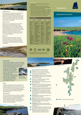 Seashores Brochure