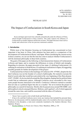 The Impact of Confucianism in South Korea and Japan 7