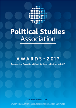 Recognising Exceptional Contributions to Politics in 2017