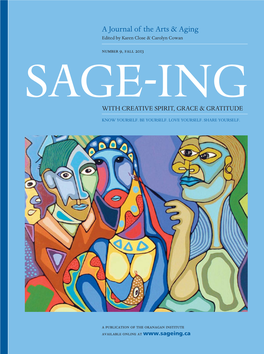 Daphne Odjig, the Iconic Canadian Artist, Karen Met Daphne’S Roommate, Email Sageing4@Gmail.Com Exposure to Other Artists, Both Novice and Established