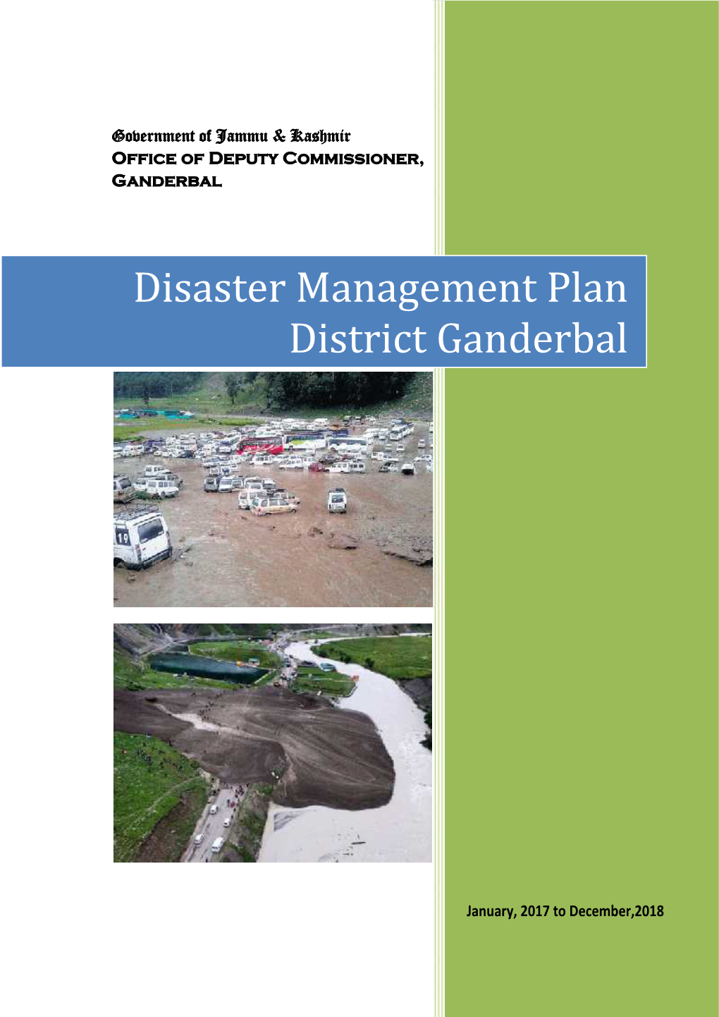 Disaster Management Plan District Ganderbal