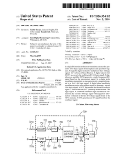 (12) United States Patent (10) Patent No.: US 7,826,554 B2 Haque Et Al