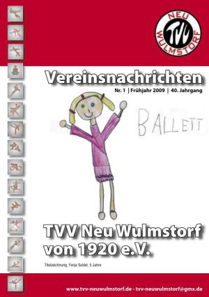 Vereinsnachrichten TVV Neu Wulmstorf Von 1920 E.V