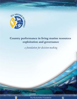 Country Performance in Living Marine Resources Exploitation and Governance a Foundation for Decision-Making