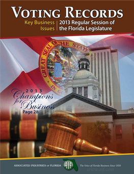 2013 Regular Session of Issues the Florida Legislature