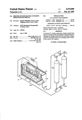 United States Patent (19) (11) 4,374,008 Natansohn Et Al