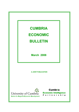 Cumbria Economic Bulletin