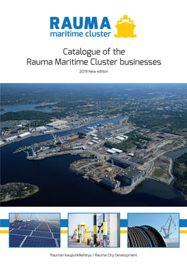 Catalogue of the Rauma Maritime Cluster Businesses 2019 New Edition