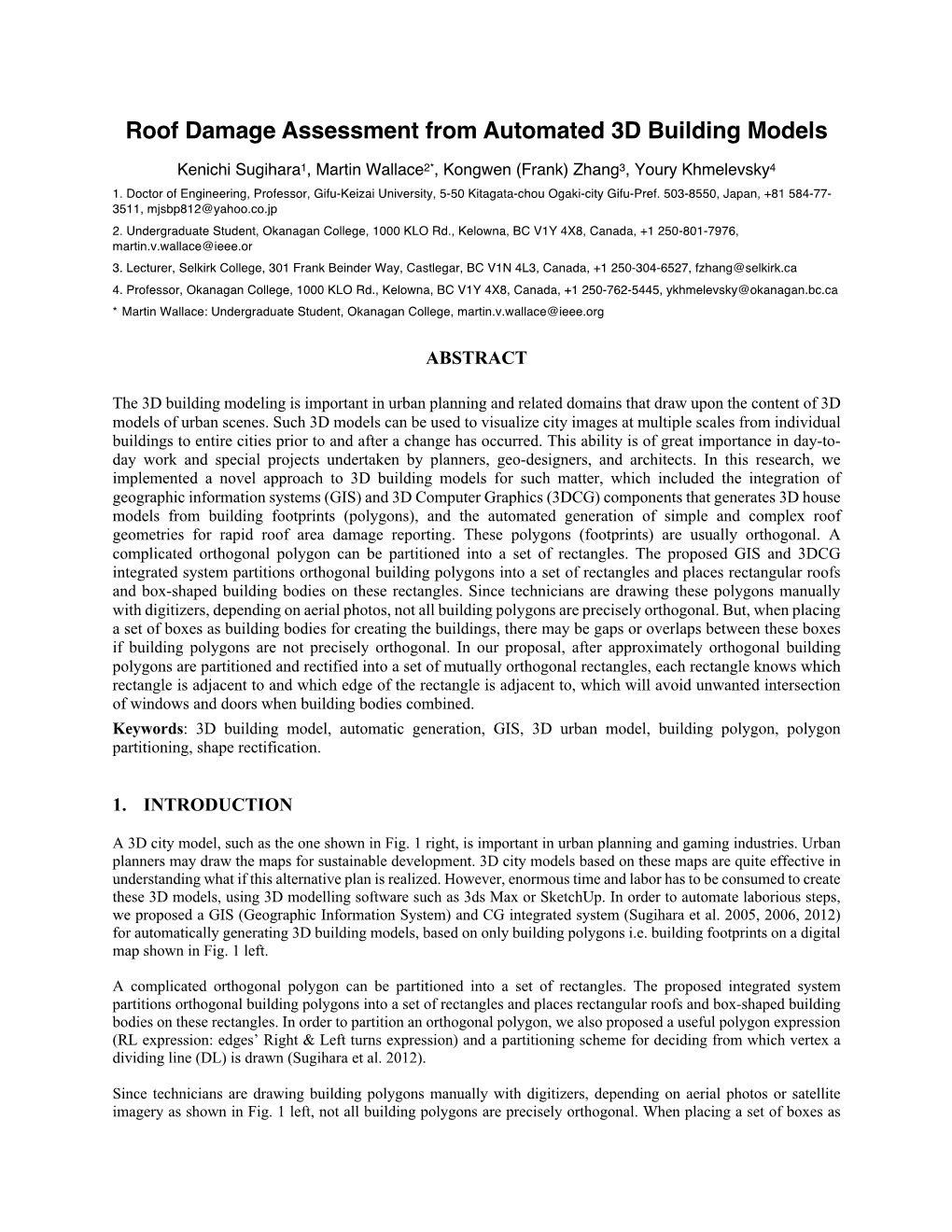 Roof Damage Assessment from Automated 3D Building Models