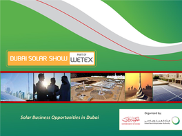 Solar Business Opportunities in Dubai 2