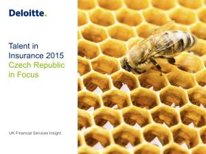 Talent in Insurance 2015 Czech Republic in Focus