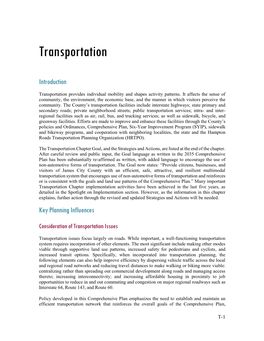 Attachment 5.1 Transportation Chapter