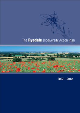 The Ryedale Biodiversity Action Plan