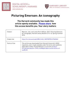 Picturing Emerson: an Iconography